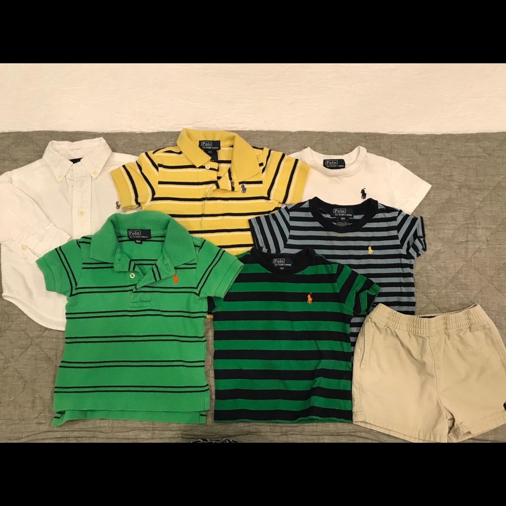 Lot of 7 Polo Ralph Lauren Boy - 9 month